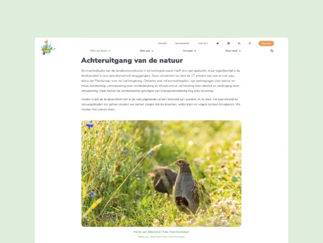 Rotterdam de boer op_website_pagina Eerste deel infographic groene daken in Nederland
