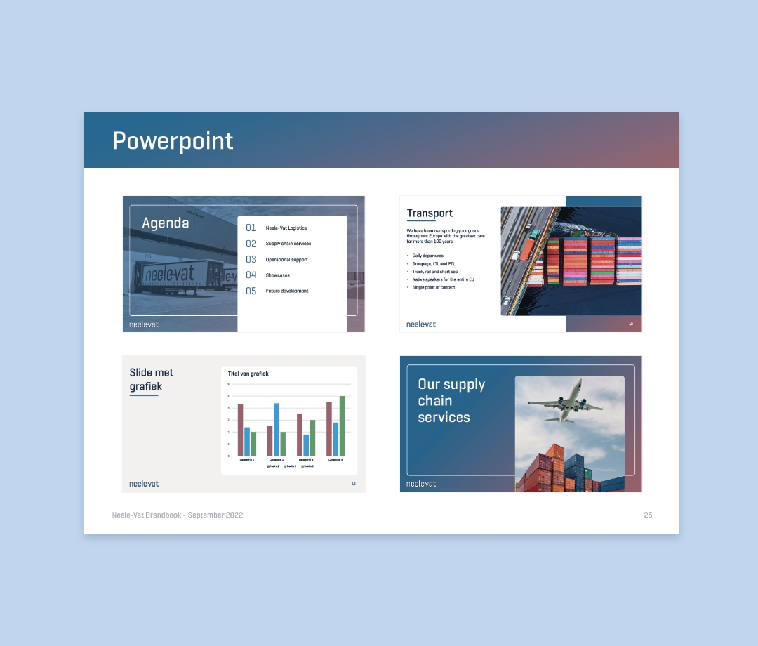 Neele-Vat Brandbook - Powerpoint template